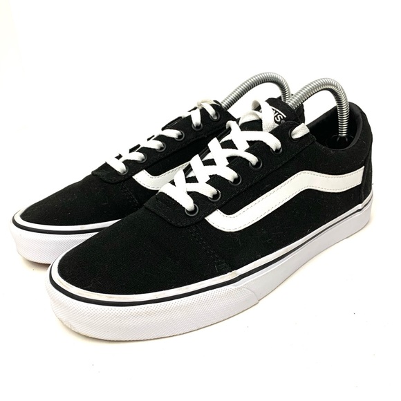 vans old skool black and white womens